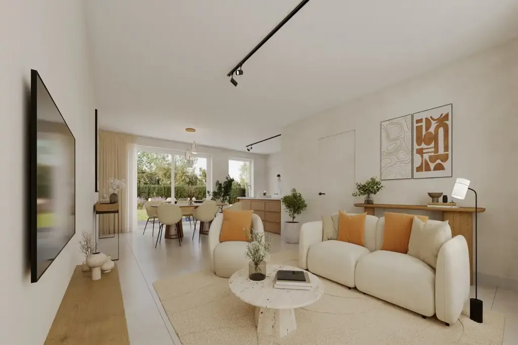 Séjour - Nouvelle Maison à Demi-ouvert près du Centre de Maldegem