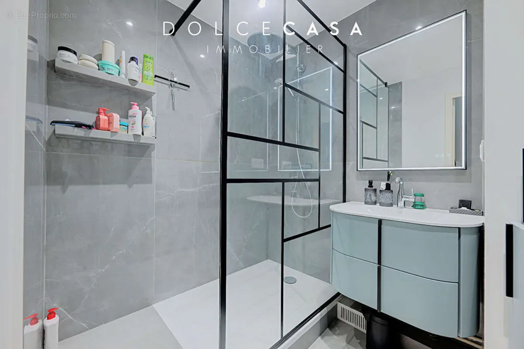 Salles de bain - Appartement rénové avec terrasse à Nogent-sur-Marne