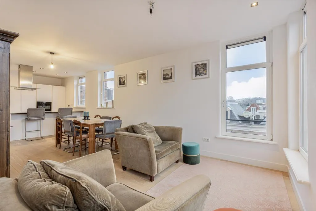 Living Room - Light-Filled 2-Bedroom Apartment in Amsterdam West