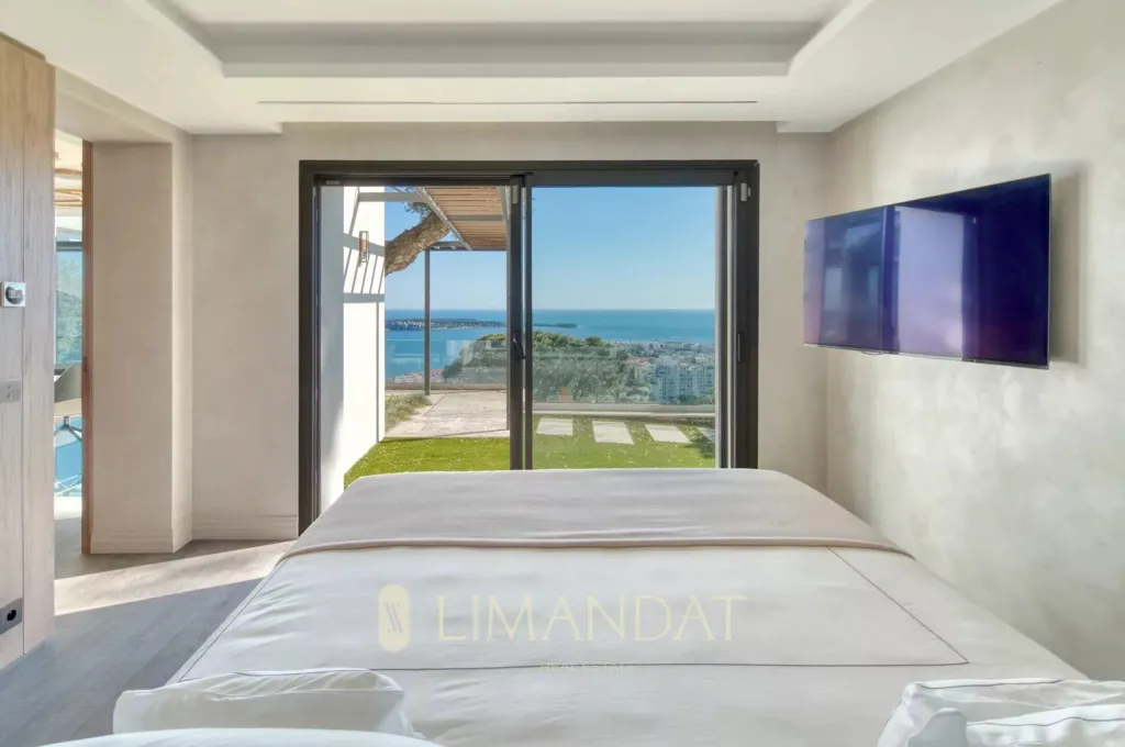 Chambres - Villa de luxe avec vue mer à Cannes