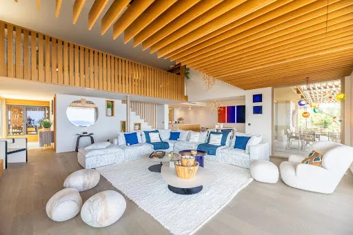 Séjour - Villa de luxe avec vue mer à Porto-Vecchio