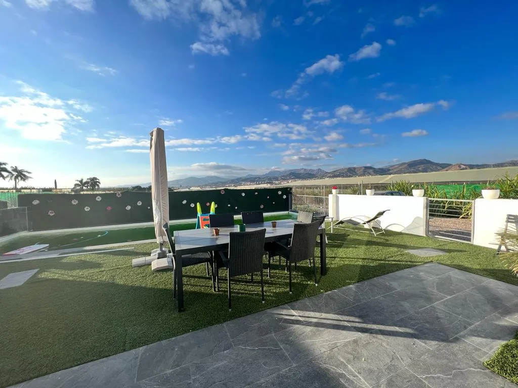 Terrace - Studio with Pool in Motril