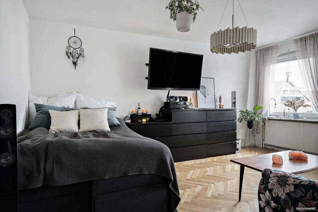 Chambres - 1st Floor Apartment with Balcony in Sjöbo