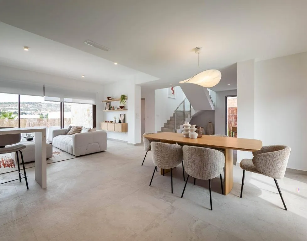 Dining Room - New-Build Villa with Pool in Algorfa