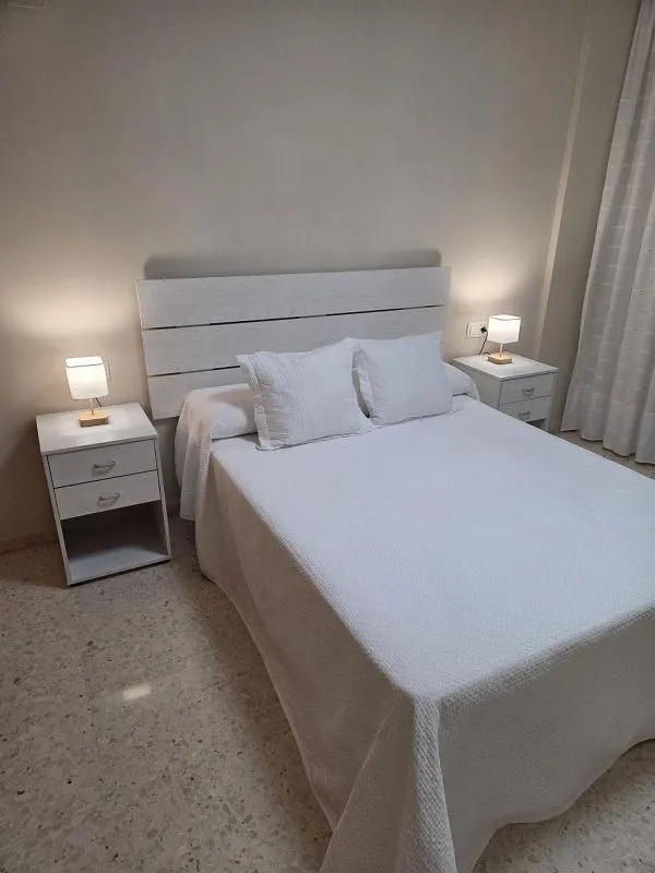 Bedrooms - Furnished Flat with Balcony in Beteró