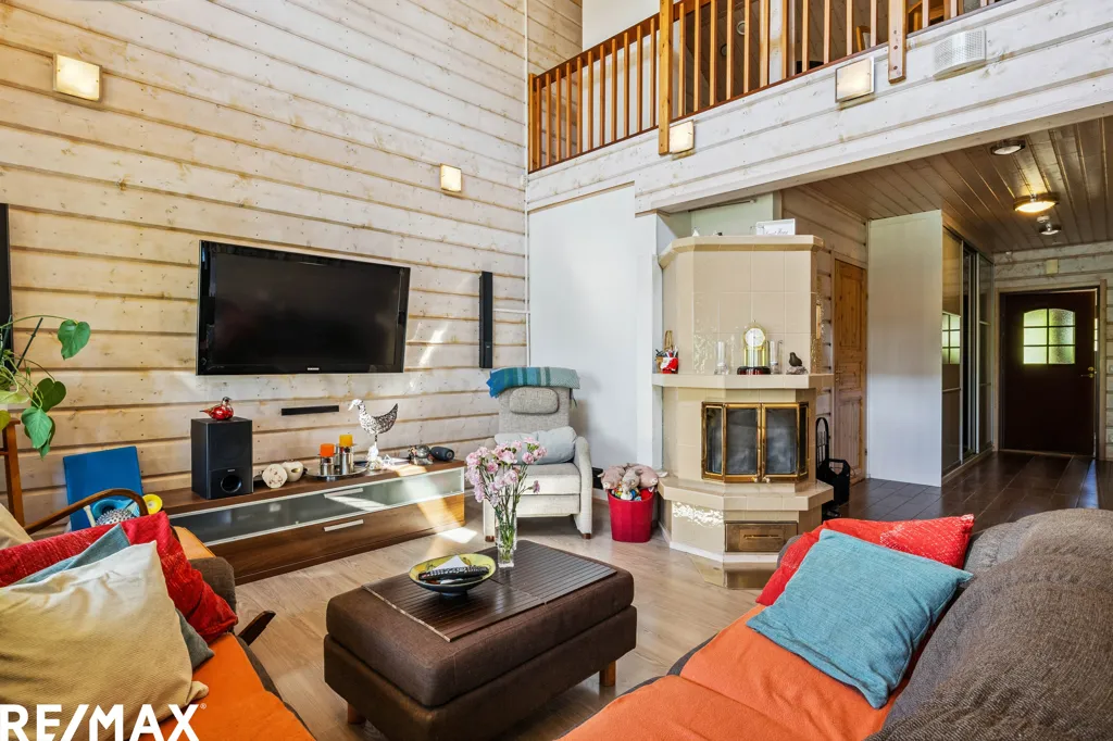 Soggiorno - Geothermal House with Private Beach in Taipalsaari