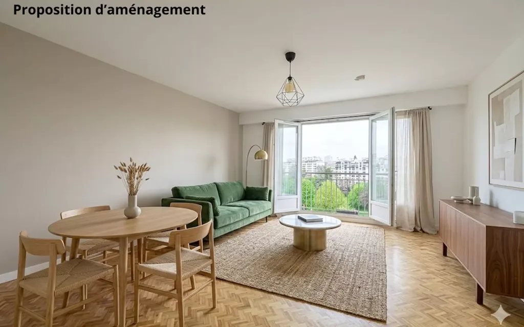 Elutuba - Apartment with Park View in Vanves Centre