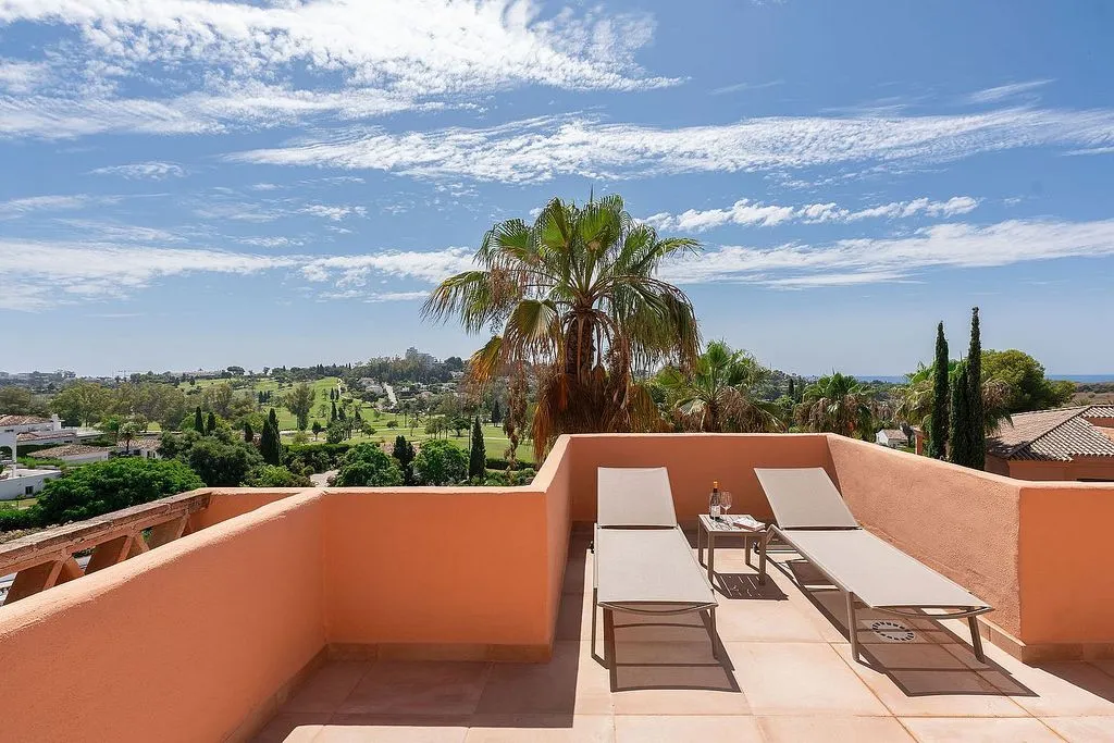 Terrasse - Duplex with Pool and Terrace in Marbella