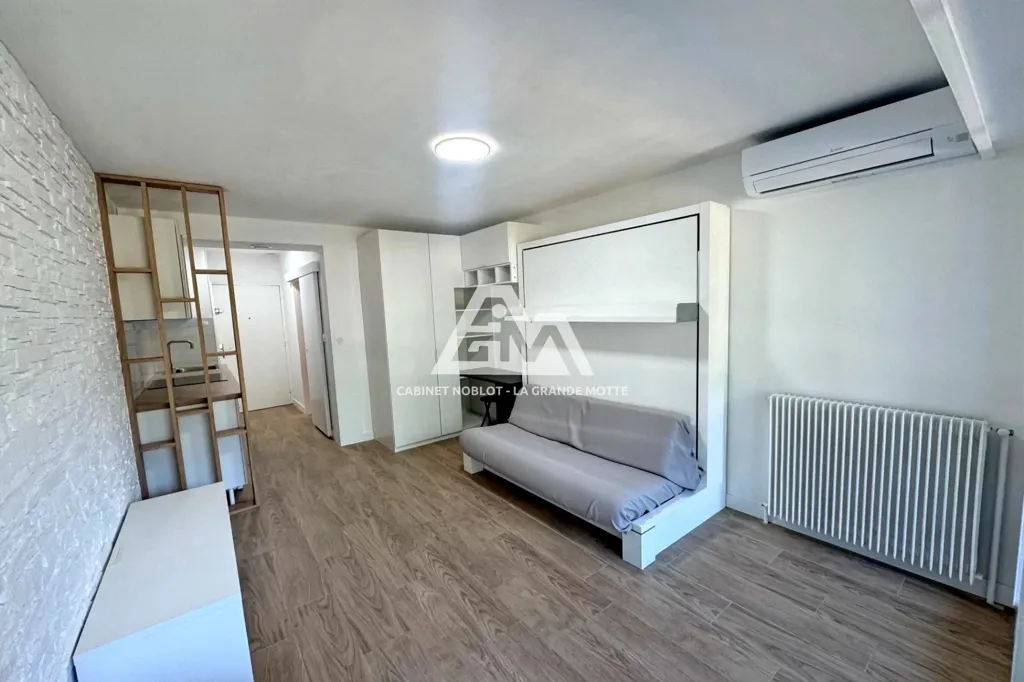 Elutuba - Refurbished Studio with Park View in La Grande-Motte