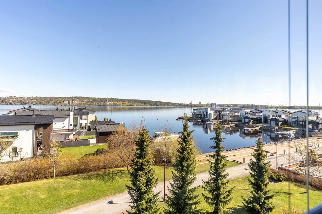Aerial - Renovated Apartment with Sea View in Pirkkala