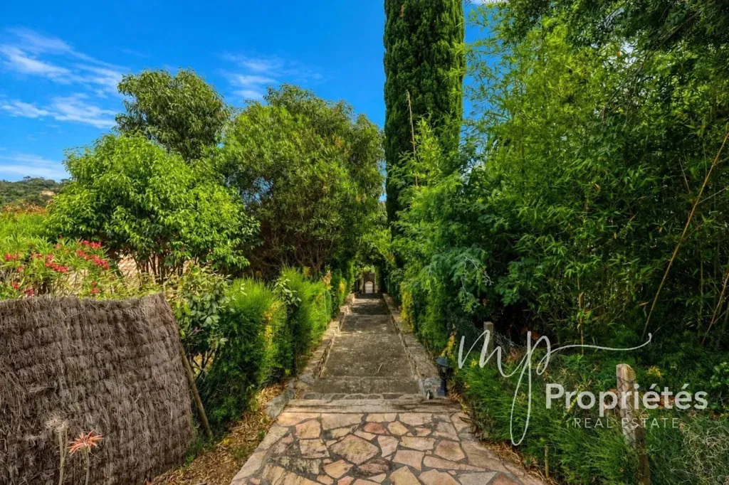 Jardin - Villa Vue Mer Panoramique à Rayol-Canadel