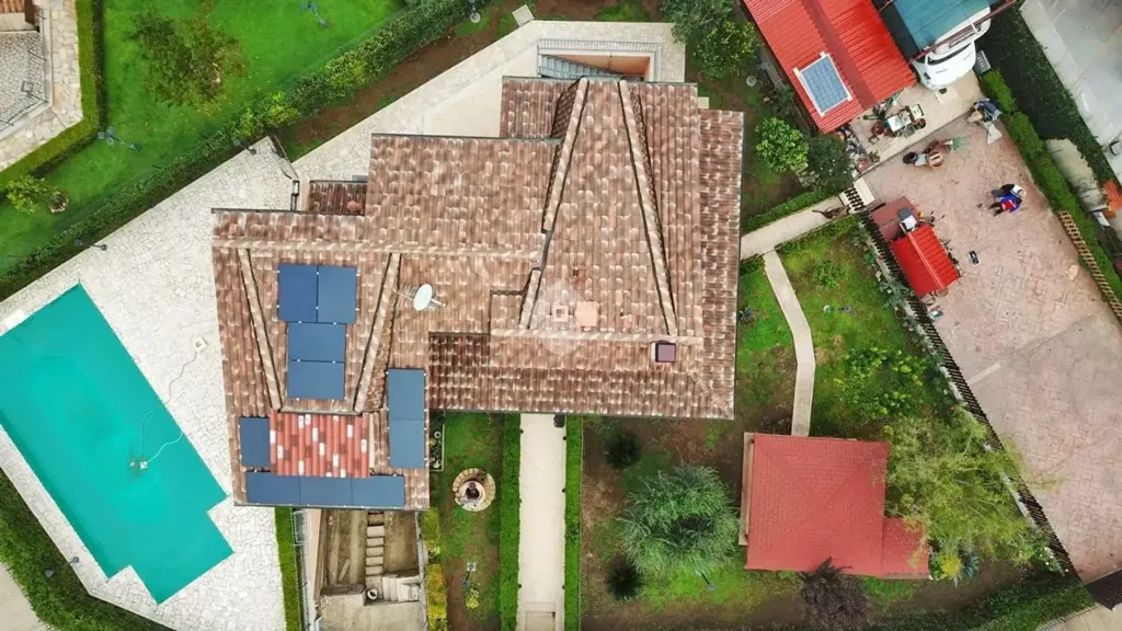 Vue aérienne - Villa with Pool in Capena, Via Tiberina