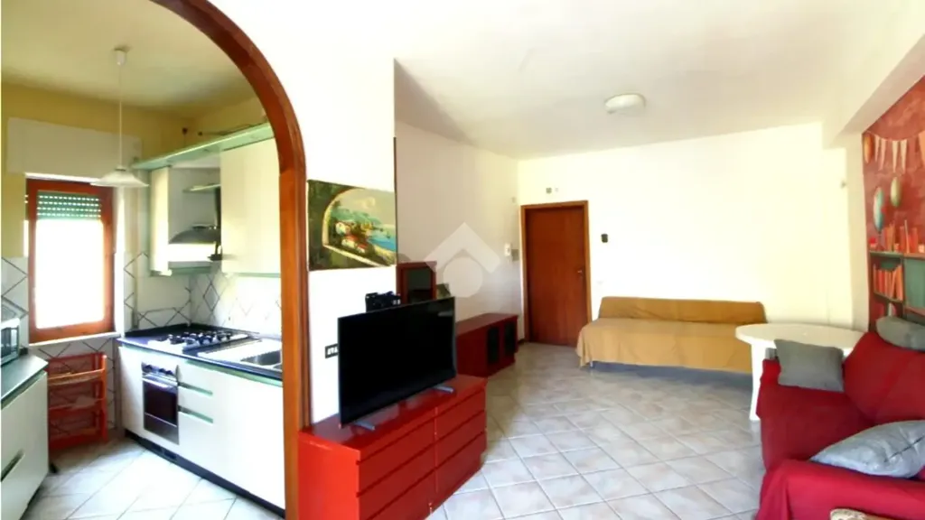 Séjour - Apartment with Terrace in Centola