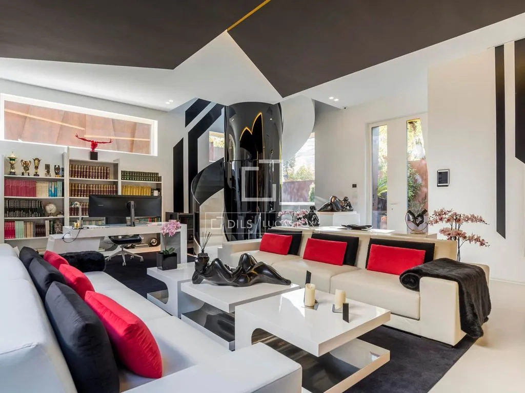 Séjour - Mudéjar Villa with Pool in Central Madrid