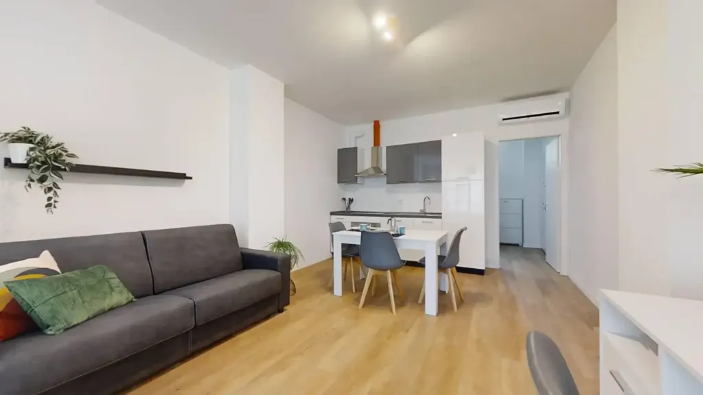 Séjour - Restored Studio with Kitchen in Mestre Centre