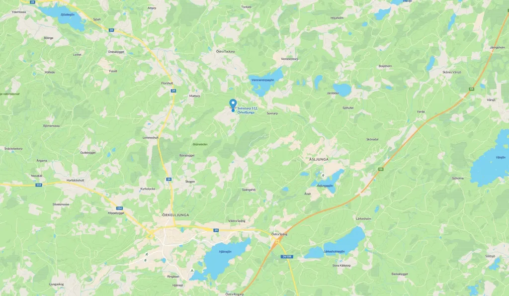 5-toaline maja asukohas Örkelljunga kommun