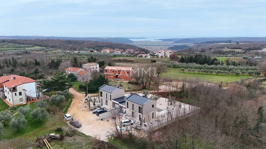 Vue aérienne - Contemporary Villa with Pool in Brtonigla
