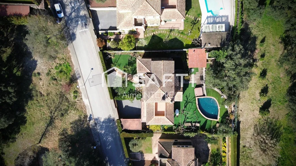 Vue aérienne - Luxury Villa with Pool in Golf District, Girona
