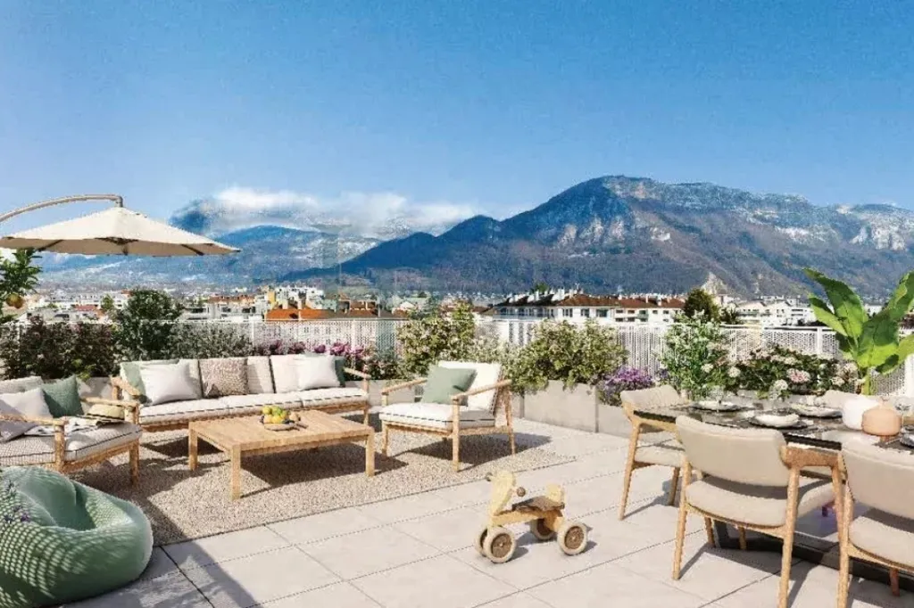 Terrasse - Appartement 4 pièces avec terrasse à Annecy