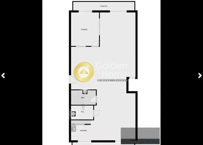 Plaan - Renovated Office Near Courts in Volos Centre