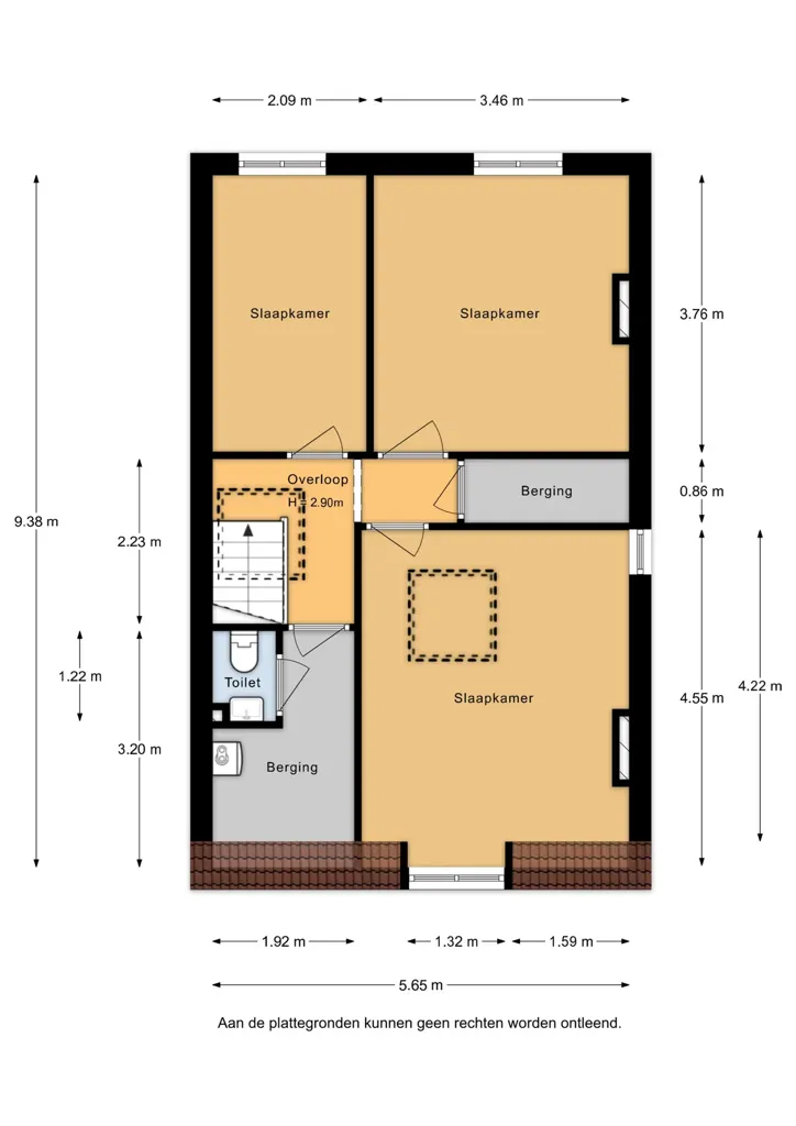 Plan - Charming Apartment with Balcony in Utrecht