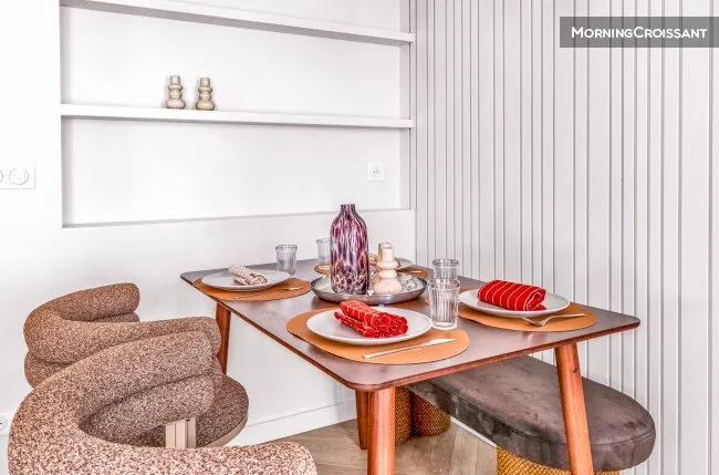 Salle à manger - Appartement Design Architecte dans le Marais