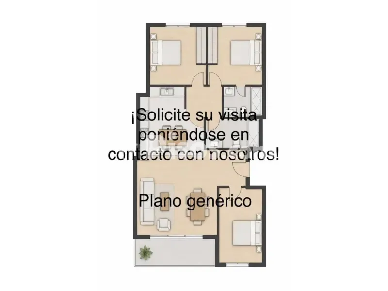 Planimetria - Adosado with Garden in Salt