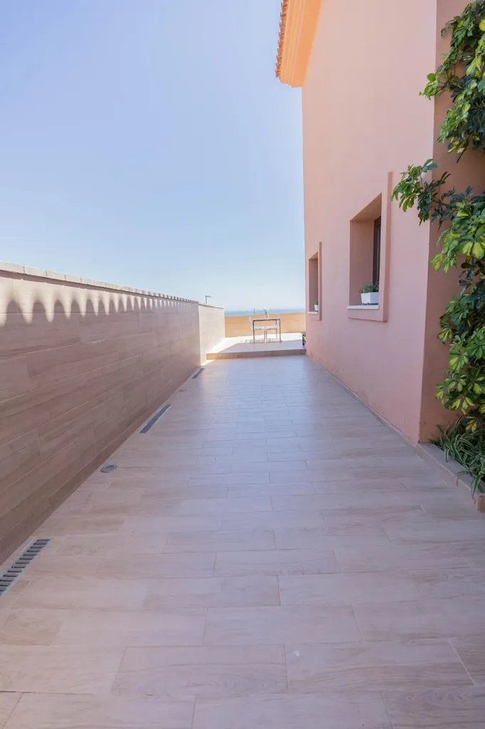 Terrasse - Corner Chalet with Sea View in Benalmádena