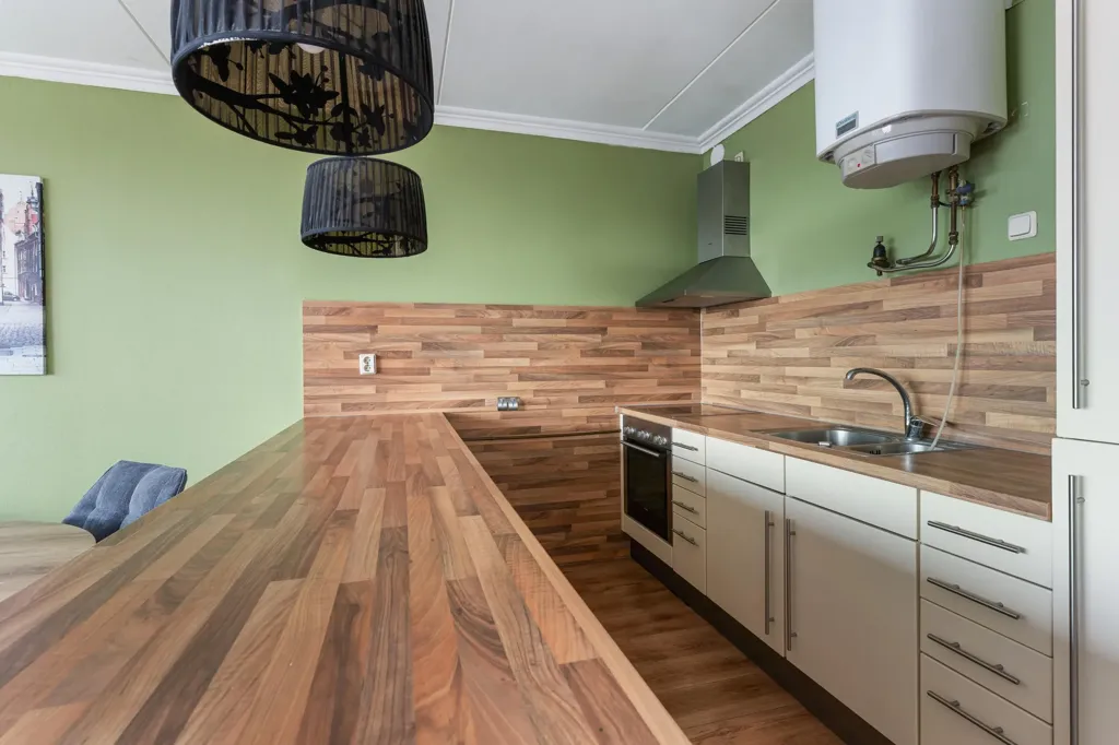 Cuisine - Galerijflat with City View in Enschede