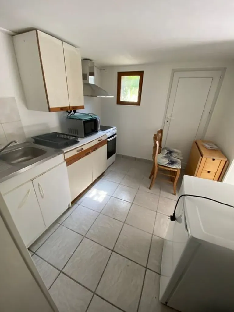 Köök - Studio with Balcony in Neuilly-lès-Dijon