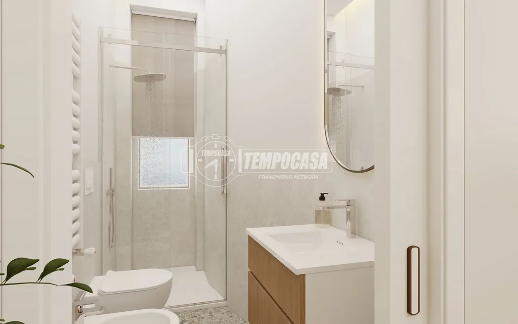 Bagni - Three-Bedroom Apartment in Historic Building, Milan