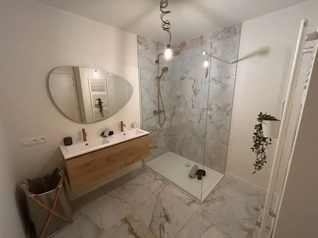 Salles de bain - Penthouse avec terrasse sud à Waregem
