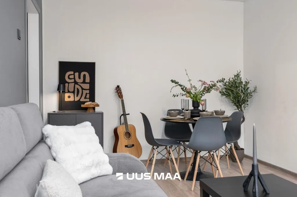 Soggiorno - Remodelled Apartment in Mustamäe, Tallinn