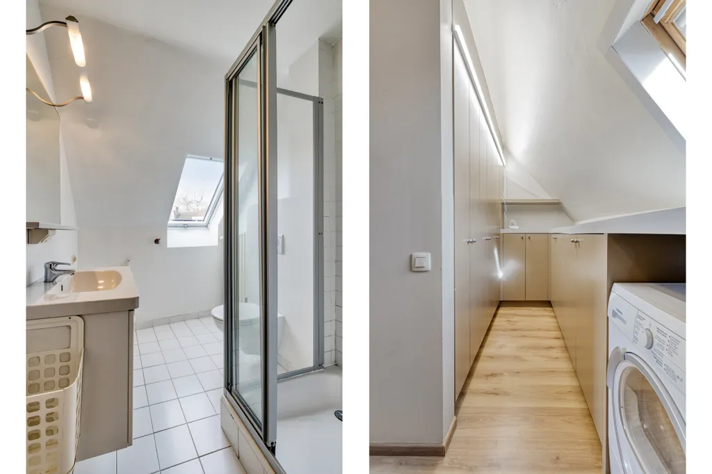 Salles de bain - Appartement Moderne avec Deux Terrasses à Bruges