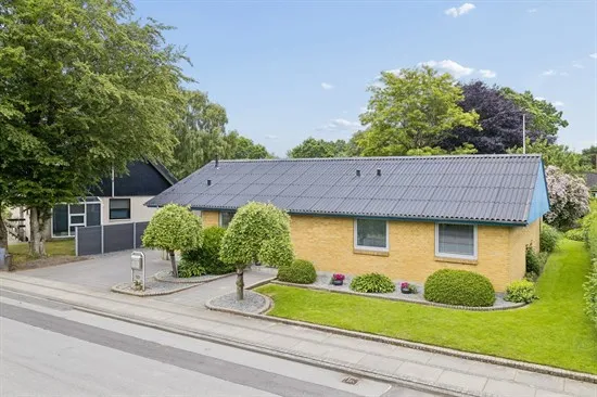 Õhuvaade - Fenced Villa with Garden in Agerbæk