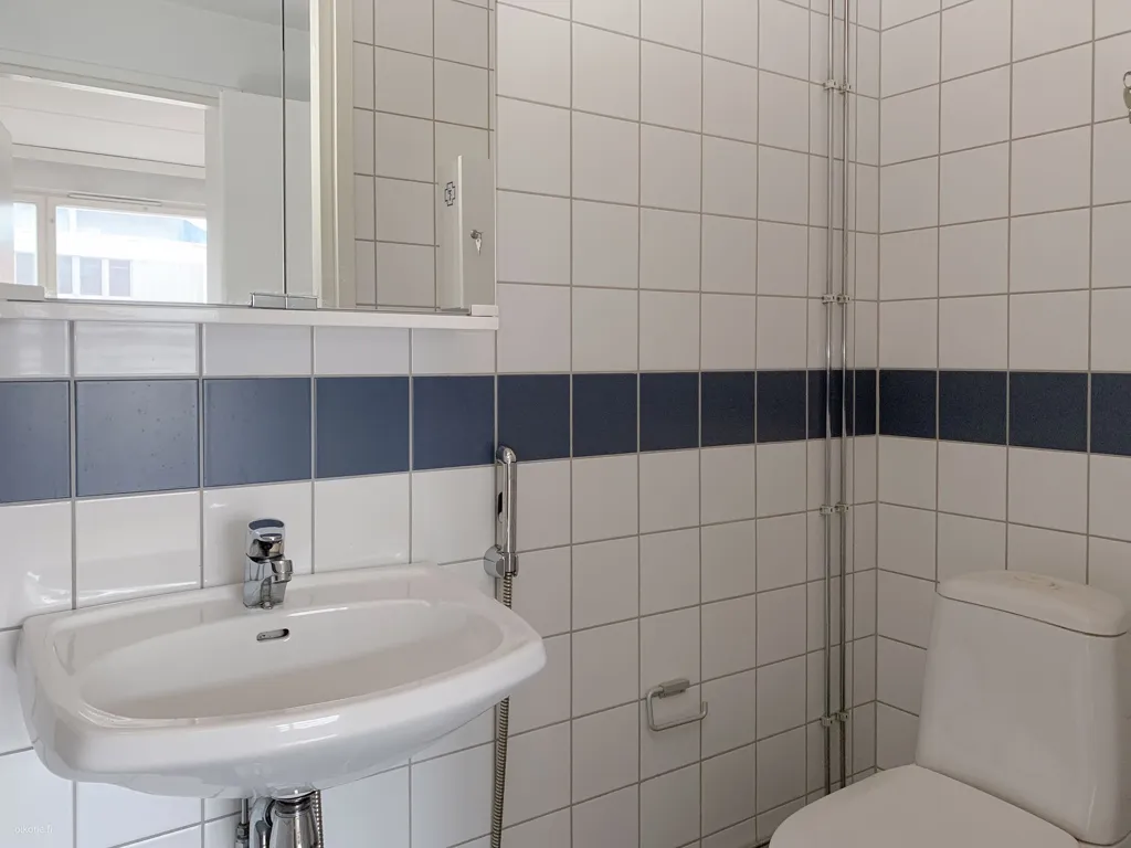 Bathrooms - Spacious Flat with Sauna in Sörnäinen, Helsinki