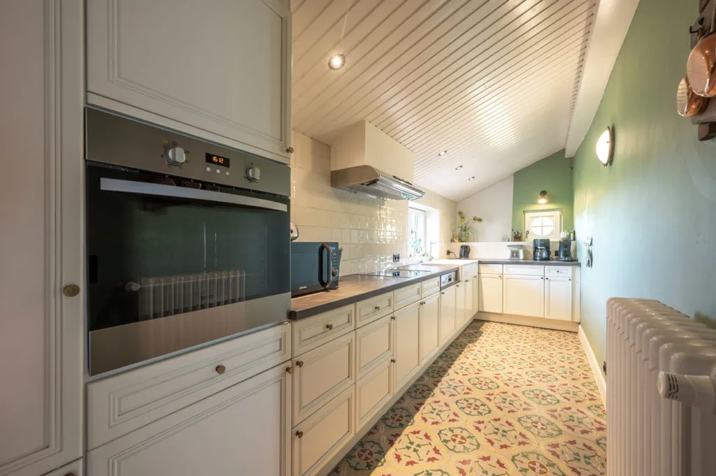 Cuisine - Cottage Rénové avec Terrasse près de Bruges