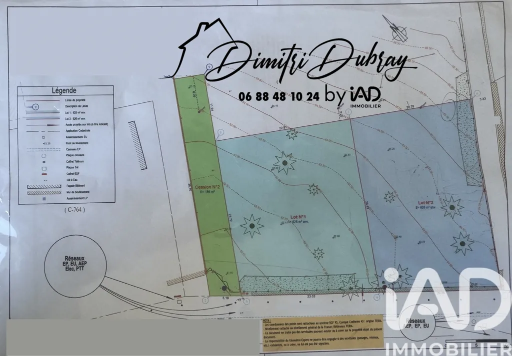 Plaan - Building Plot in Village Centre, Bizanet