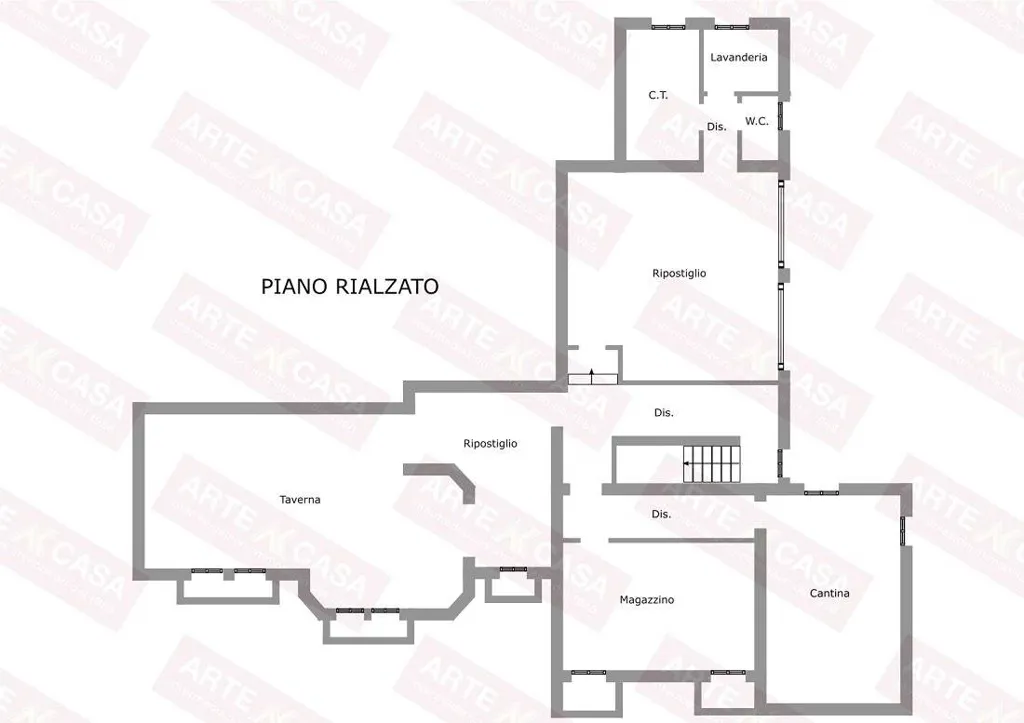 Plan - Luxury Villa with Mini Apartment in Roncade