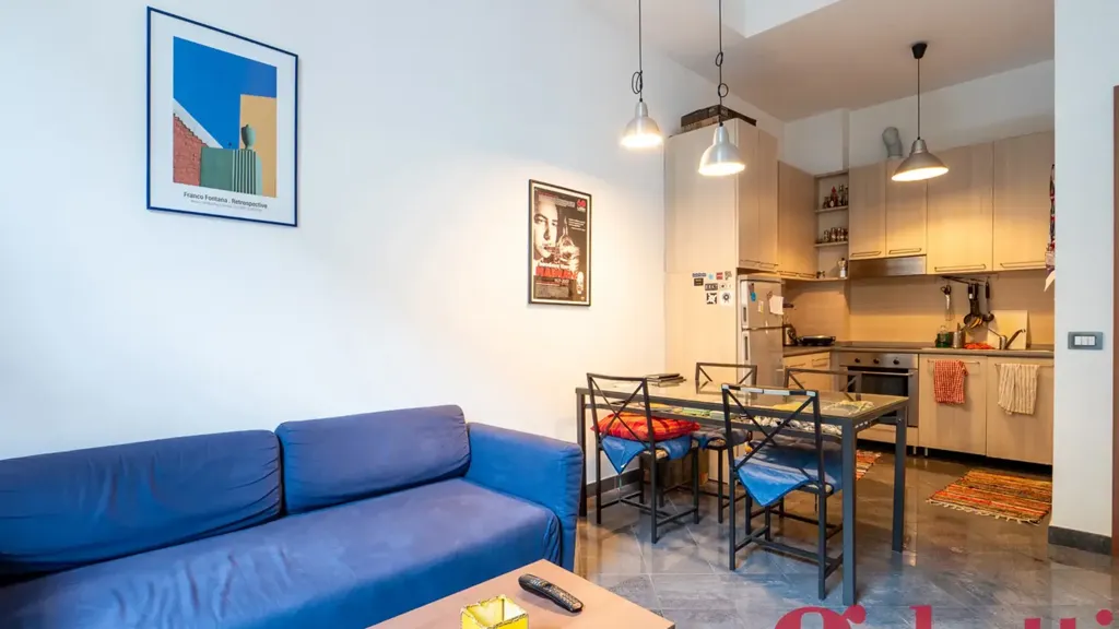 Séjour - Retrofitted Flat with Balcony in Città Studi, Milan