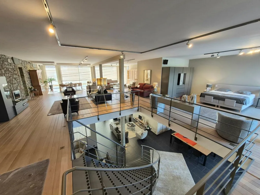 Living Room - Commercial Property with Loft in Mettet