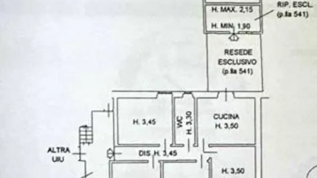 Plan - Apartment with Private Resede in Florence