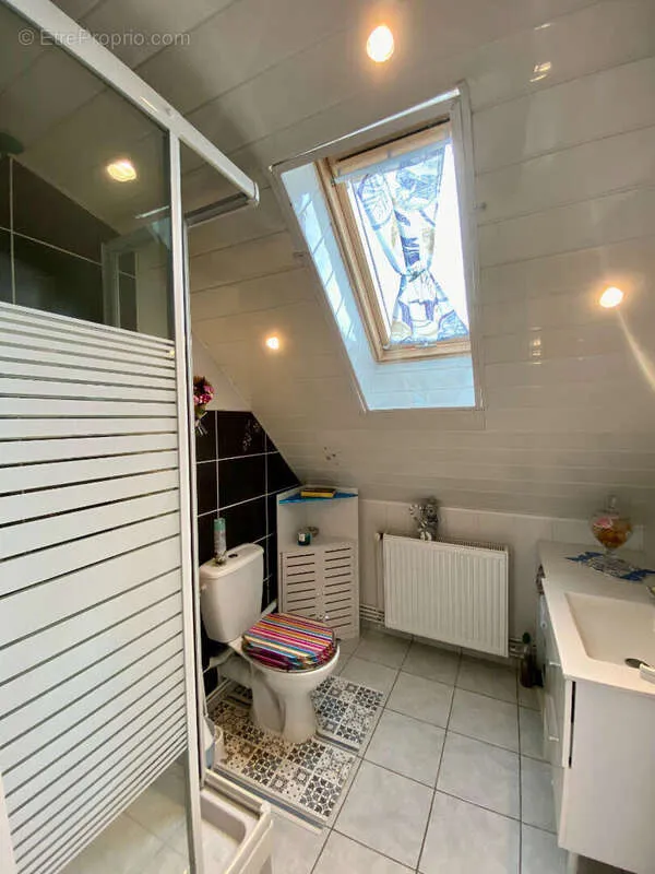 Salles de bain - Maison Rénovée au Calme avec Jardin à Gueugnon