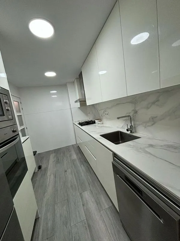 Cuisine - Apartment with Balcony in Torredembarra Centre