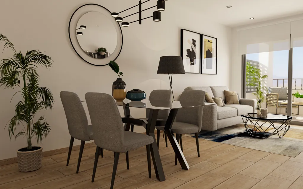 Séjour - Modern Apartment with Pool in Mil Palmeras