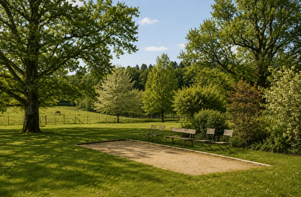 Garden - Luxury House with Pool in Sainte-Ode Tillet