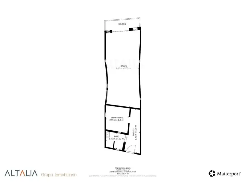 Plan - Apartment with Balcony in Cuenca's Old Town
