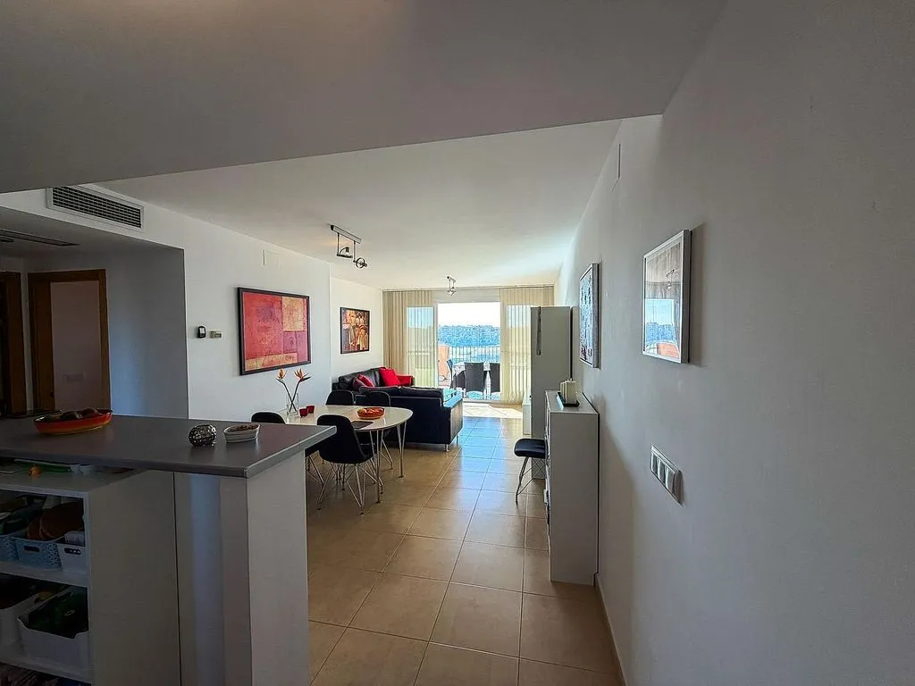 Living Room - Apartment with Pool and Golf View in Mar Menor