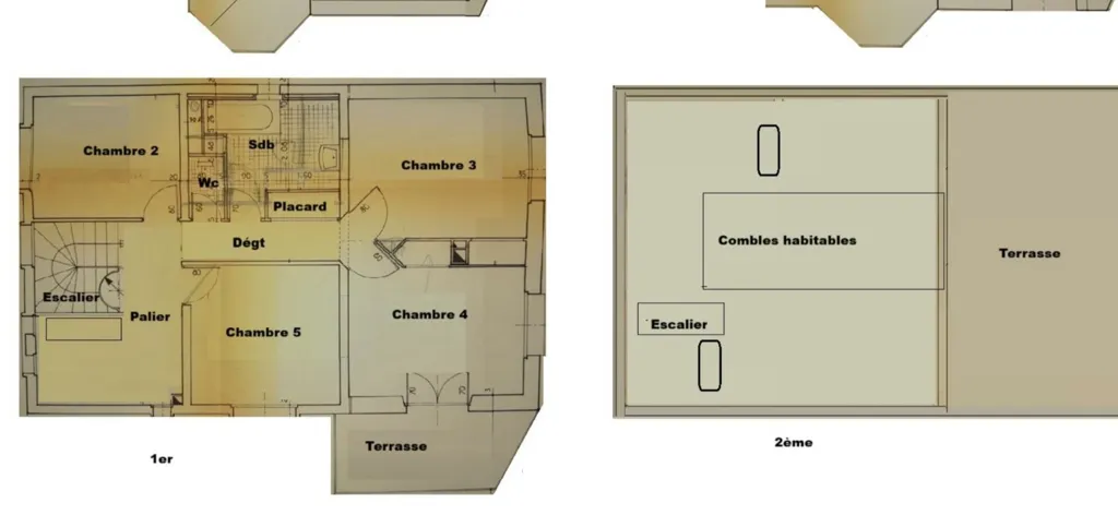Plan - Maison de 8 Pièces avec Terrasse à Val Fleury