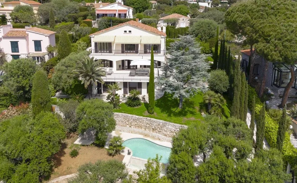 Aerial - Luxury Villa with Sea View in Roquebrune-Cap-Martin